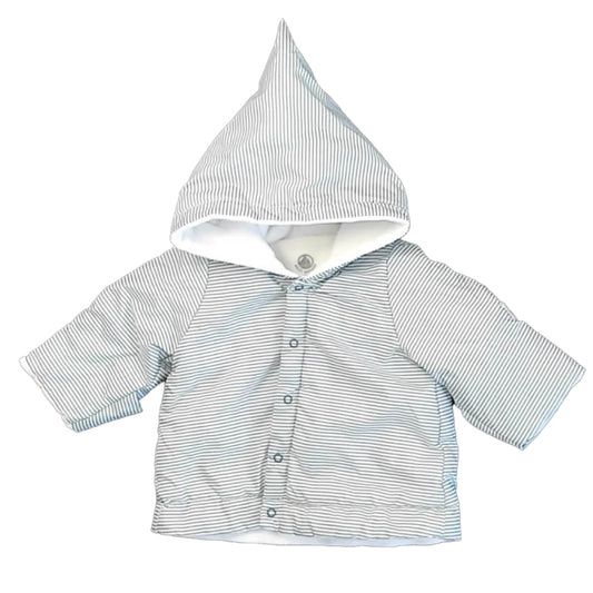Petit Bateau Boys Green Stripe Jacket Size: 6 months Green Stripe