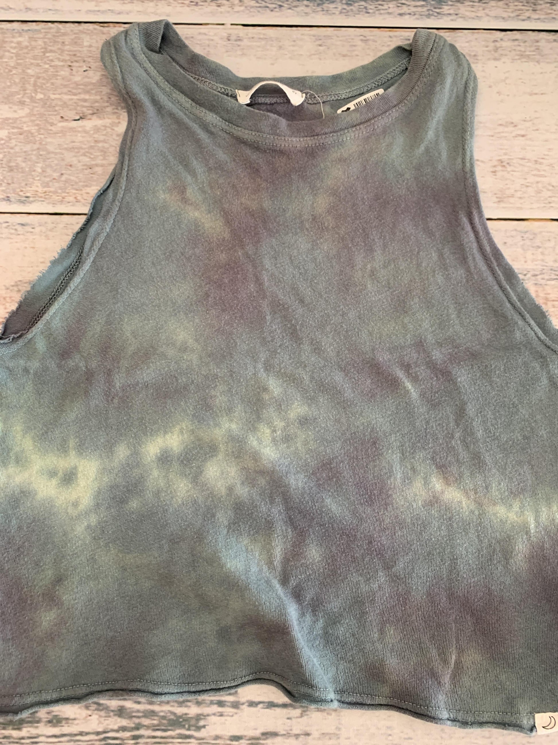 Little Moon Society Unisex green | Tie Dye Tank Top Size: 2T green | Tie Dye