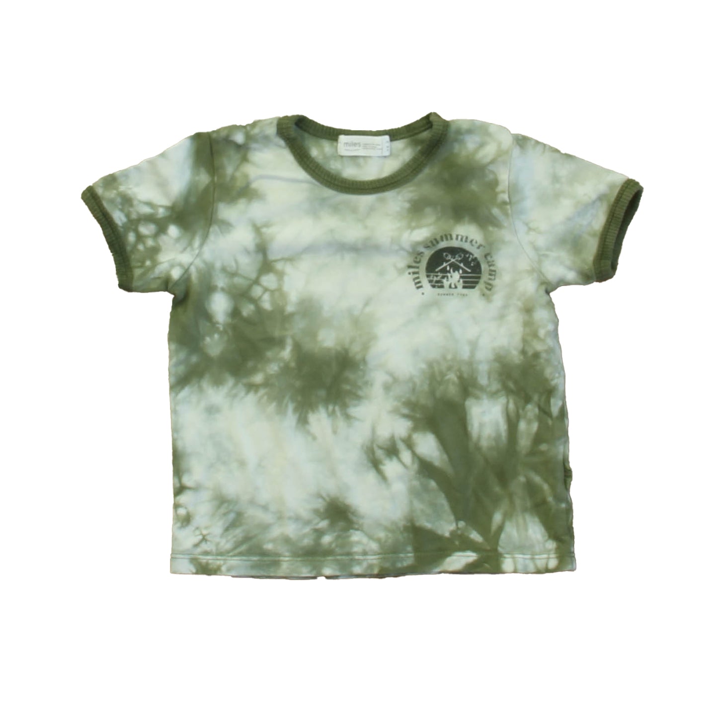 Miles Boys Green Tie Dye T-Shirt Size: 12 Months Green Tie Dye