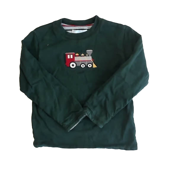 Janie and Jack Boys Green Train Long Sleeve T-Shirt Size: 3T Green Train