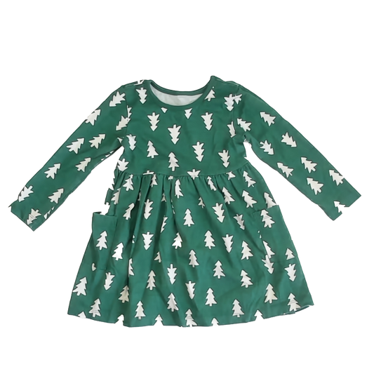 Unknown Girls Green | Tree Dress Size: 6 Years* Green | Tree