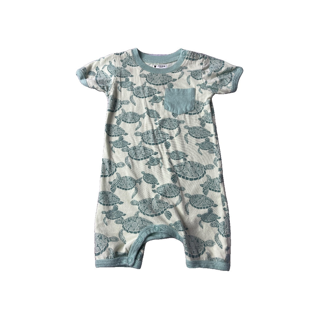 Cat & Dogma Unisex green | Turtles Romper Size: 6-12 months green | Turtles