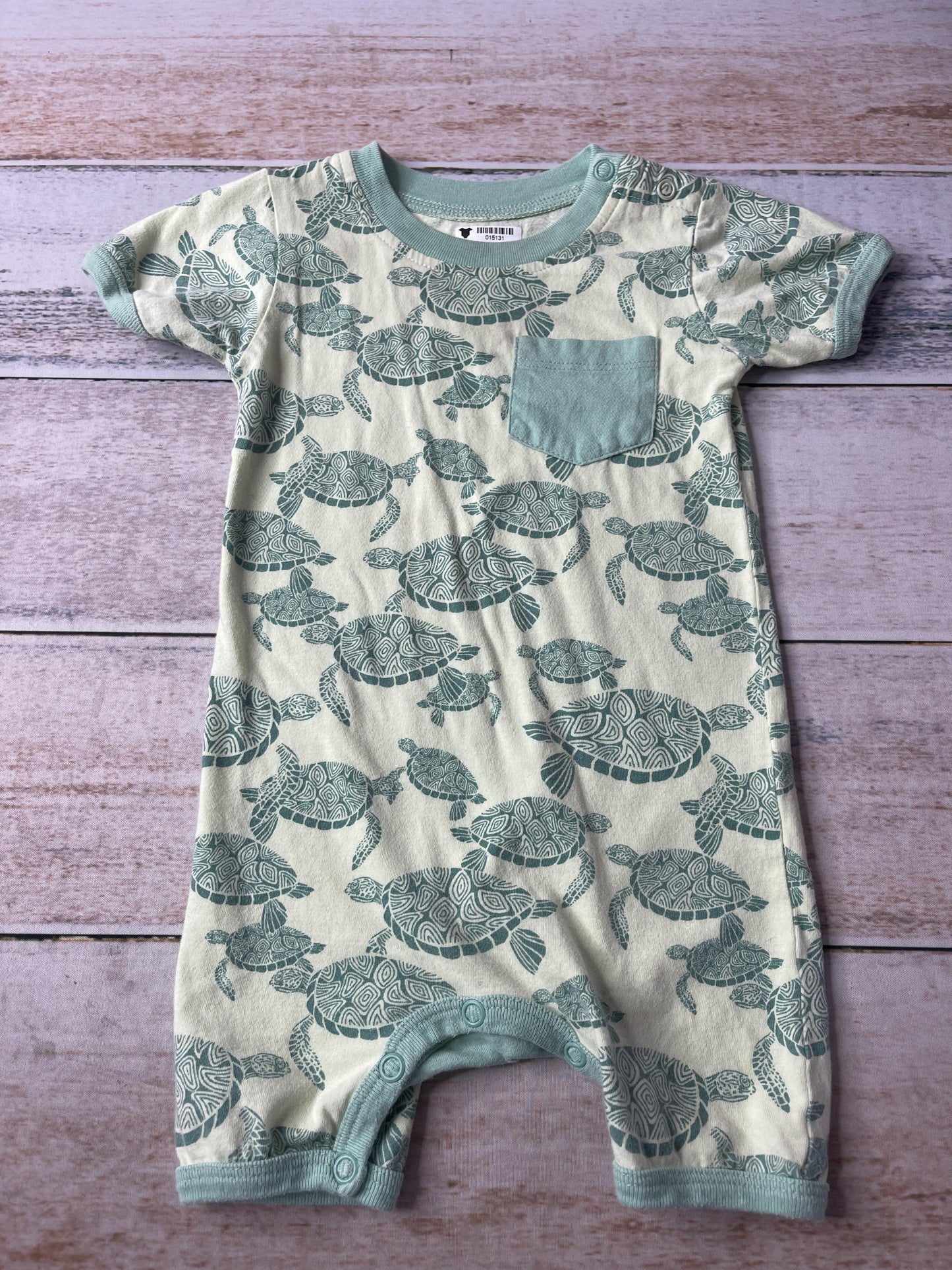 Cat & Dogma Unisex green | Turtles Romper Size: 6-12 months green | Turtles