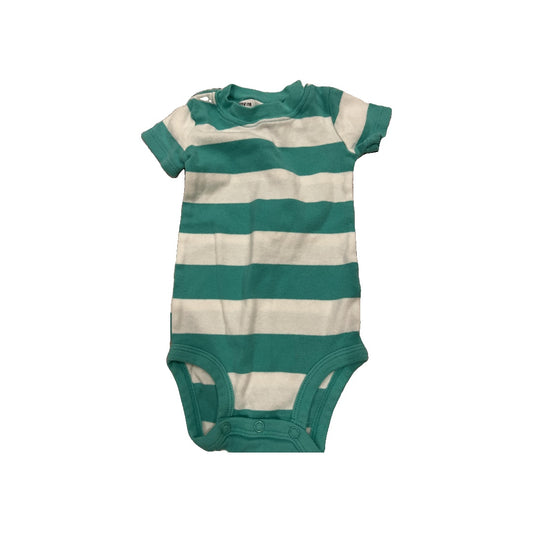 Carters Boys green | White | Striped Onesie Size: 3-6 months green | White | Striped