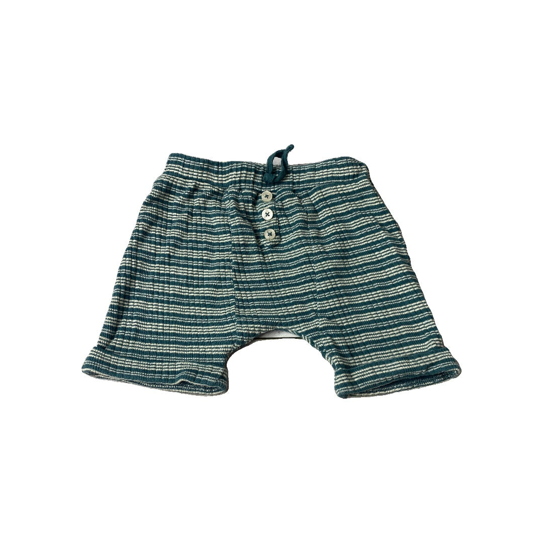 Kate Quinn Unisex green | White | Striped Shorts Size: 18-24 months green | White | Striped