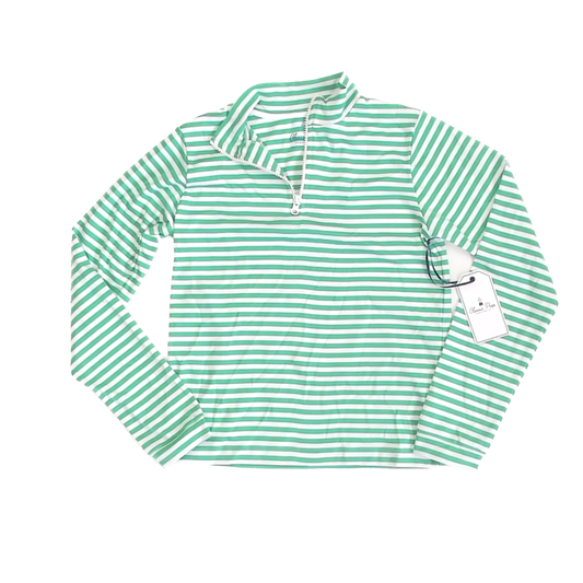 Classic Prep Boys Green | White Striped Long Sleeve Shirt Size: 14 years Green | White Striped