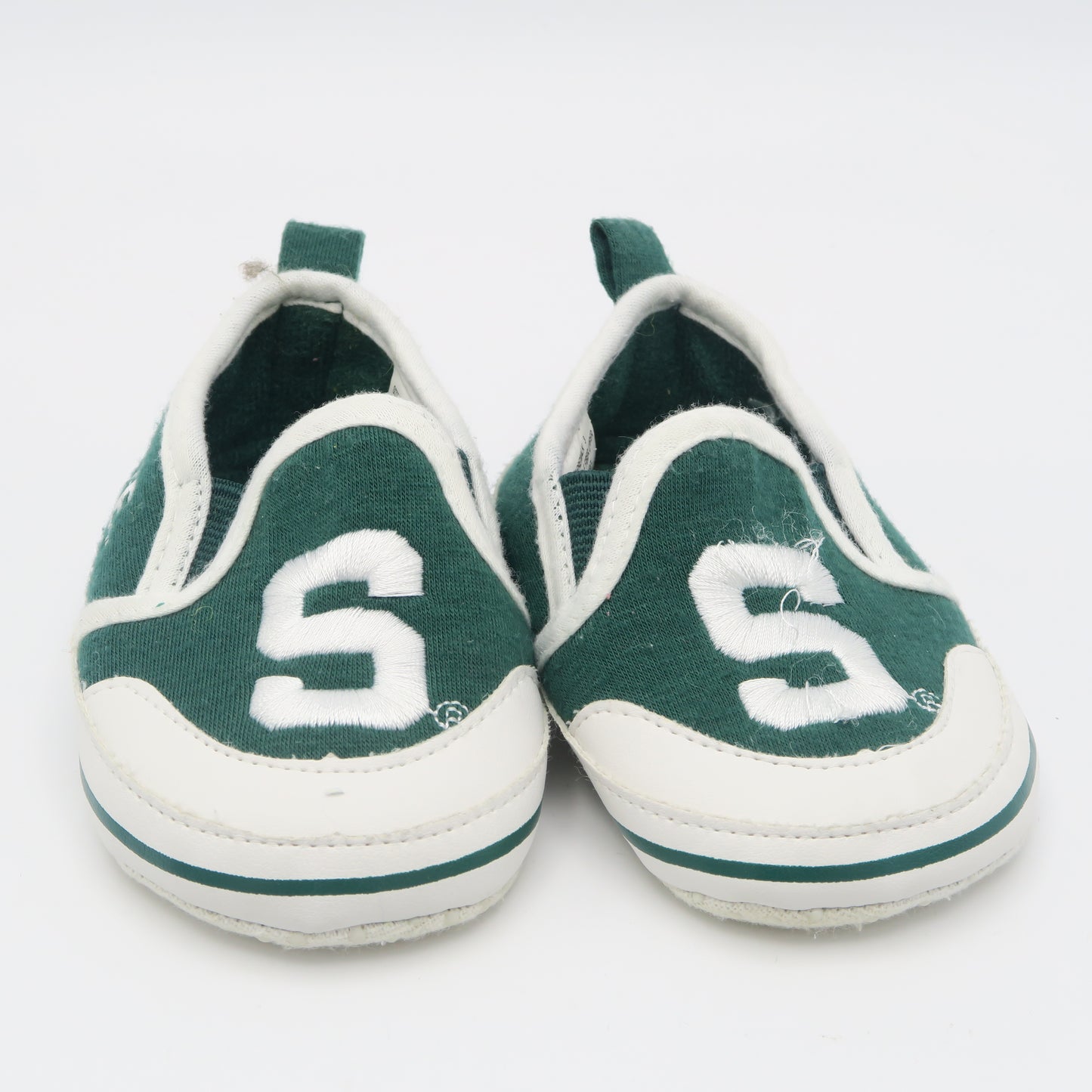 Unknown Brand Unisex Green | White Booties Size: 3 Infant Green | White