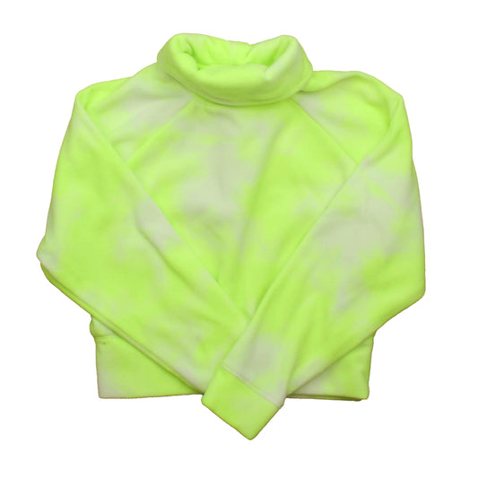 Old Navy Girls Green | White Fleece Size: 8 Years Green | White
