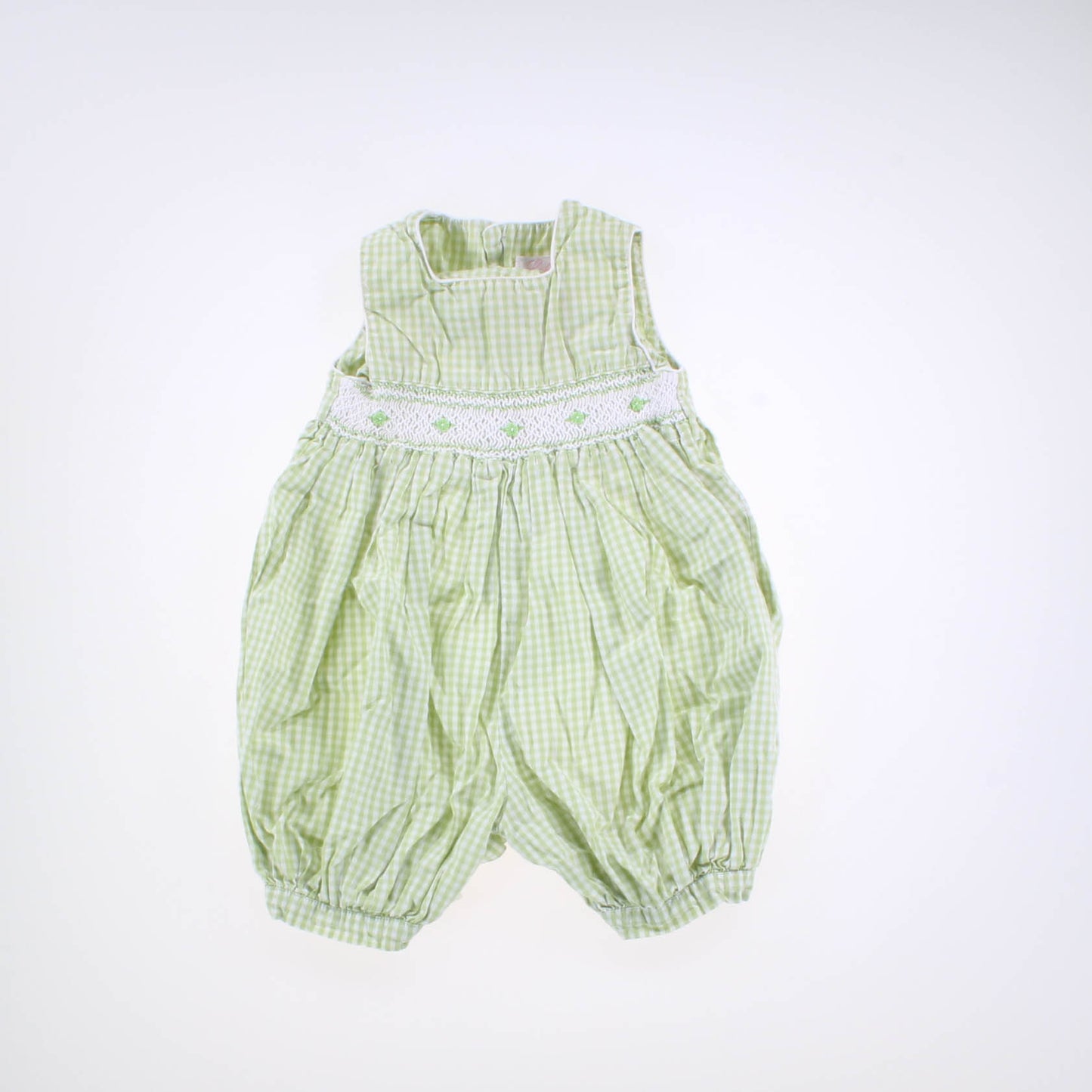 Sophie Dess Girls Green | White Romper Size: 9 Months Green | White