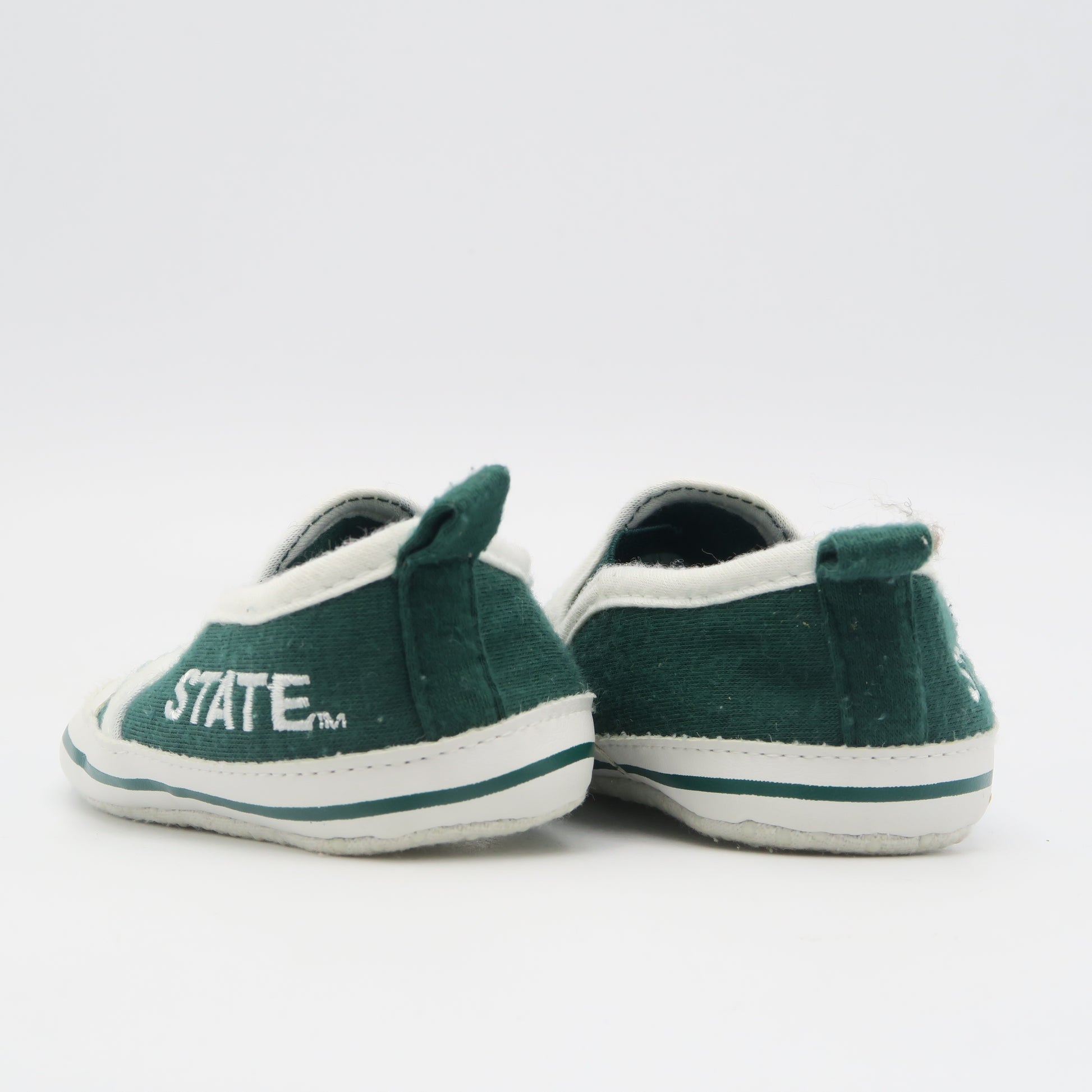 Unknown Brand Unisex Green | White Booties Size: 3 Infant Green | White