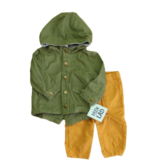 Good Lad Boys Green | Yellow Apparel Sets Size: 6-9 Months