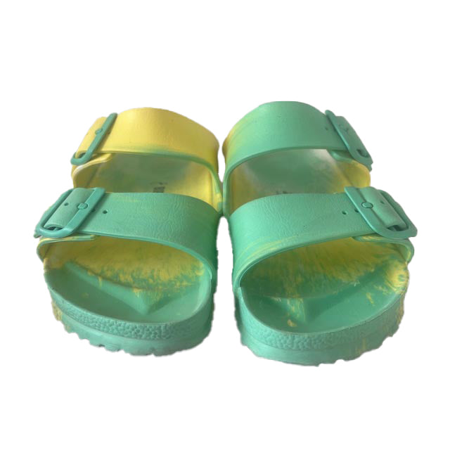 BIrkenstock Boys Green | Yellow Sandals Size: 6 Youth