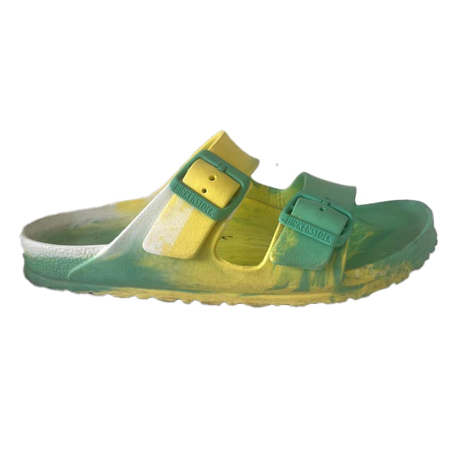 BIrkenstock Boys Green | Yellow Sandals Size: 6 Youth