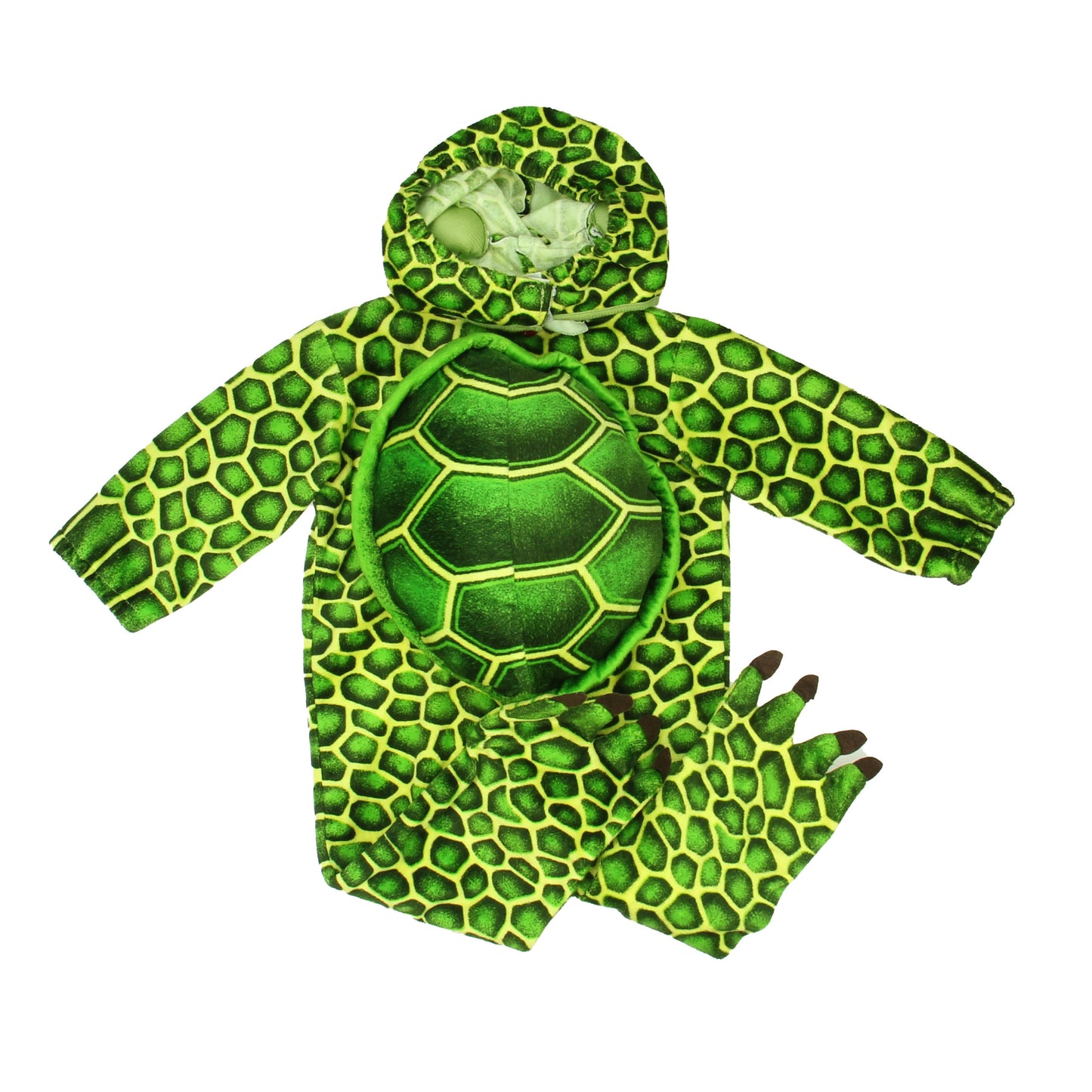 Underwraps Boys Green | Yellow Costume Size: 6-12 Months