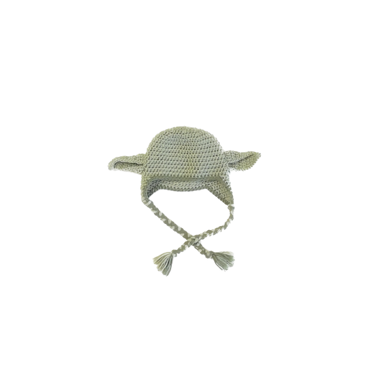 Handmade Unisex Green Yoda Winter Hat Size: Size Toddler-Little Kid Green Yoda