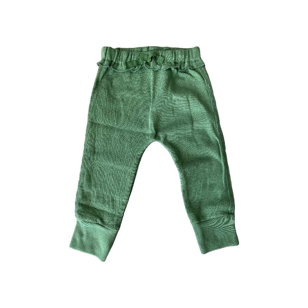 Oliver & Rain Girls green Pants Size: 12M green
