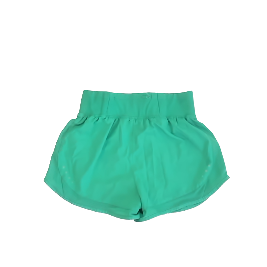 Asics Girls Green Cargo Shorts Size: XS Green