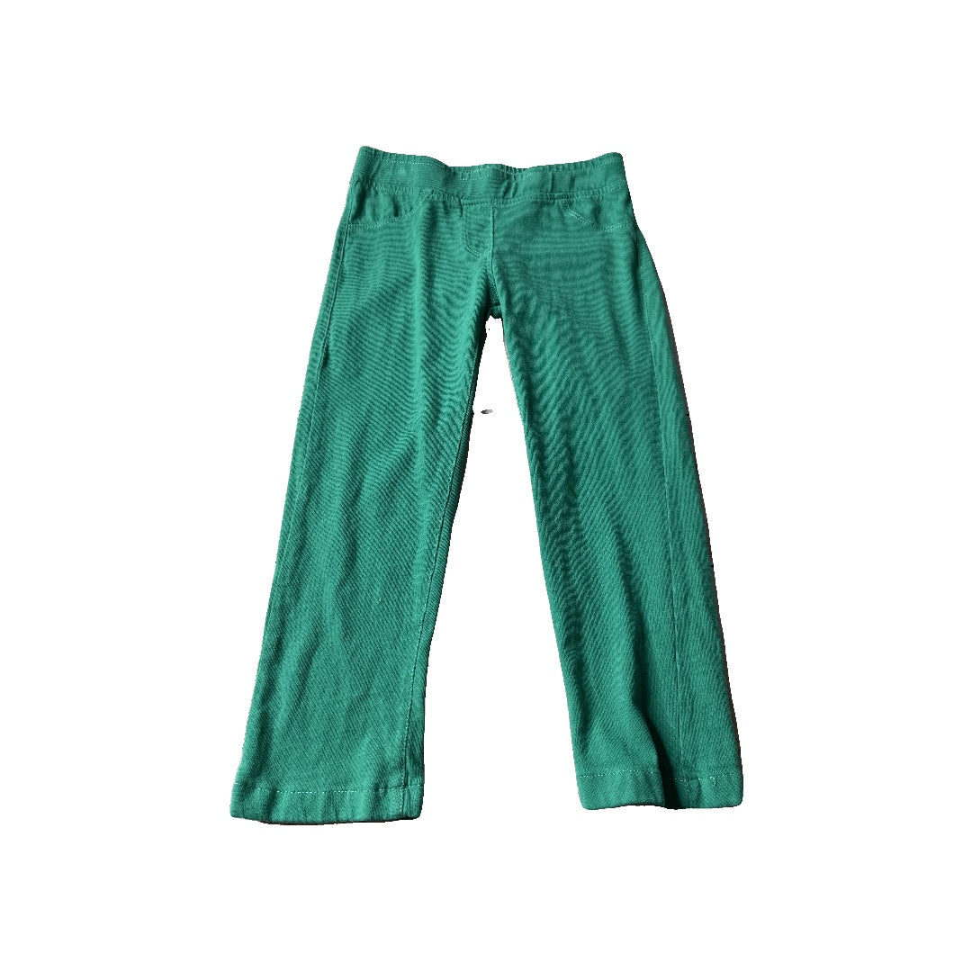 Kidential Unisex green Pants Size: 3T green