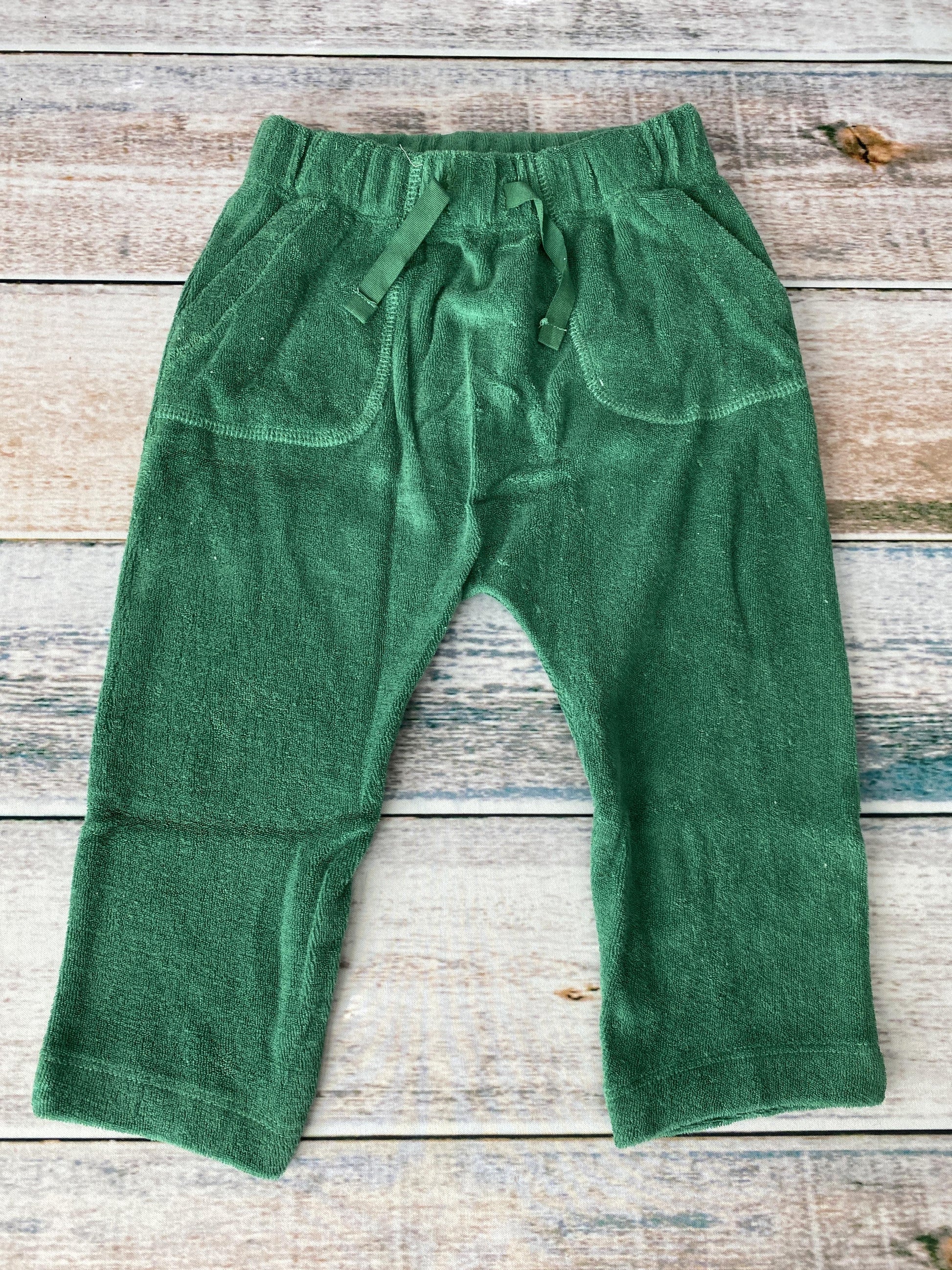 Oliver & Rain Unisex green Pants Size: 18 months green