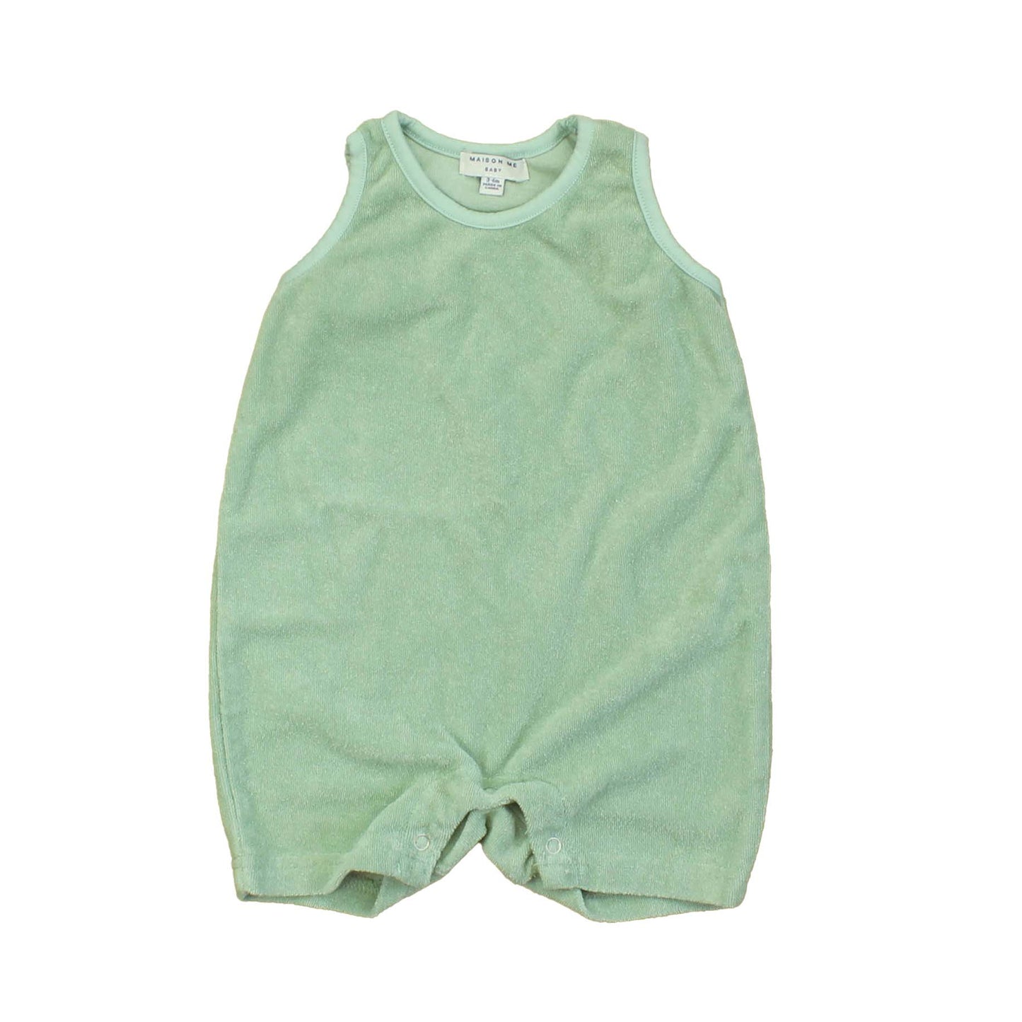 Maison Me Boys Green Romper Size: 3-6 Months Green