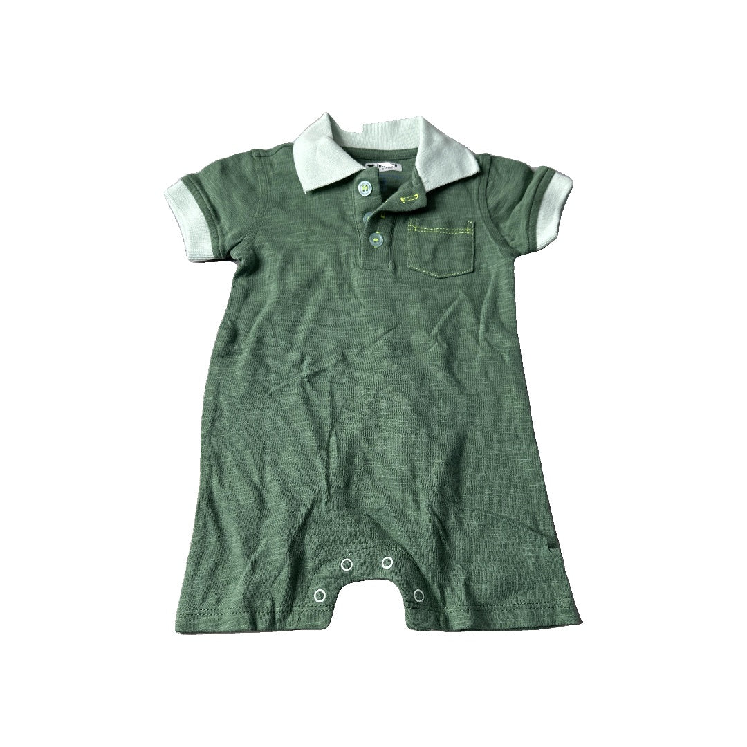 Rockets of Awesome Boys green Romper Size: 3-6 months green