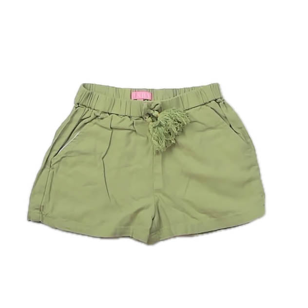 Bibsy Girls Green Shorts Size: 4T Green