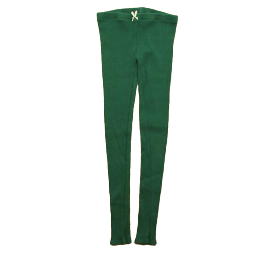 Pink Chicken Girls Green Leggings Size: 12 Years