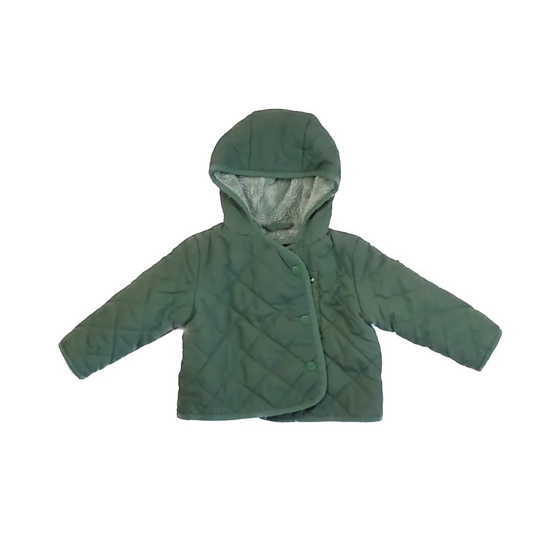 Primary Girls Green Winter Coat Size: 6-12 Months Green