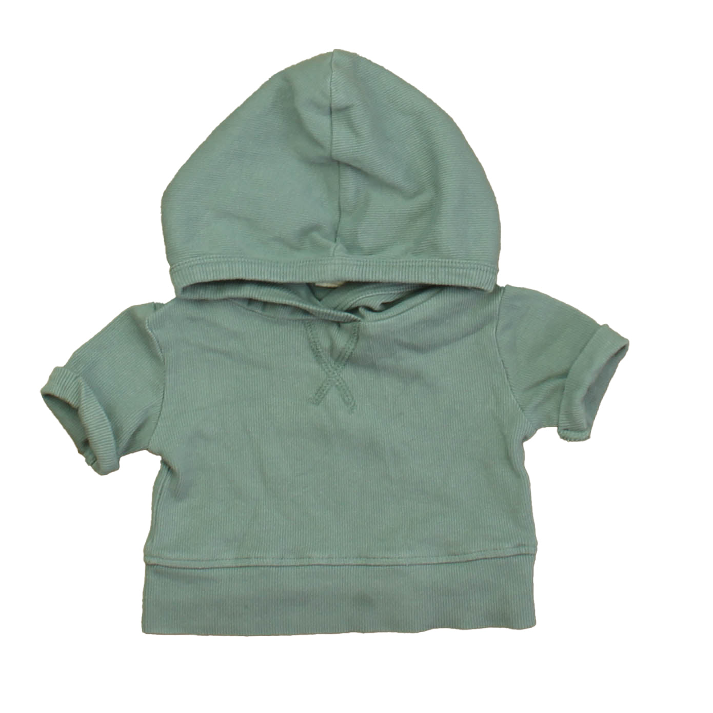 Kate Quinn Organics Boys Green Short Sleeve Shirt Size: 3-6 Months