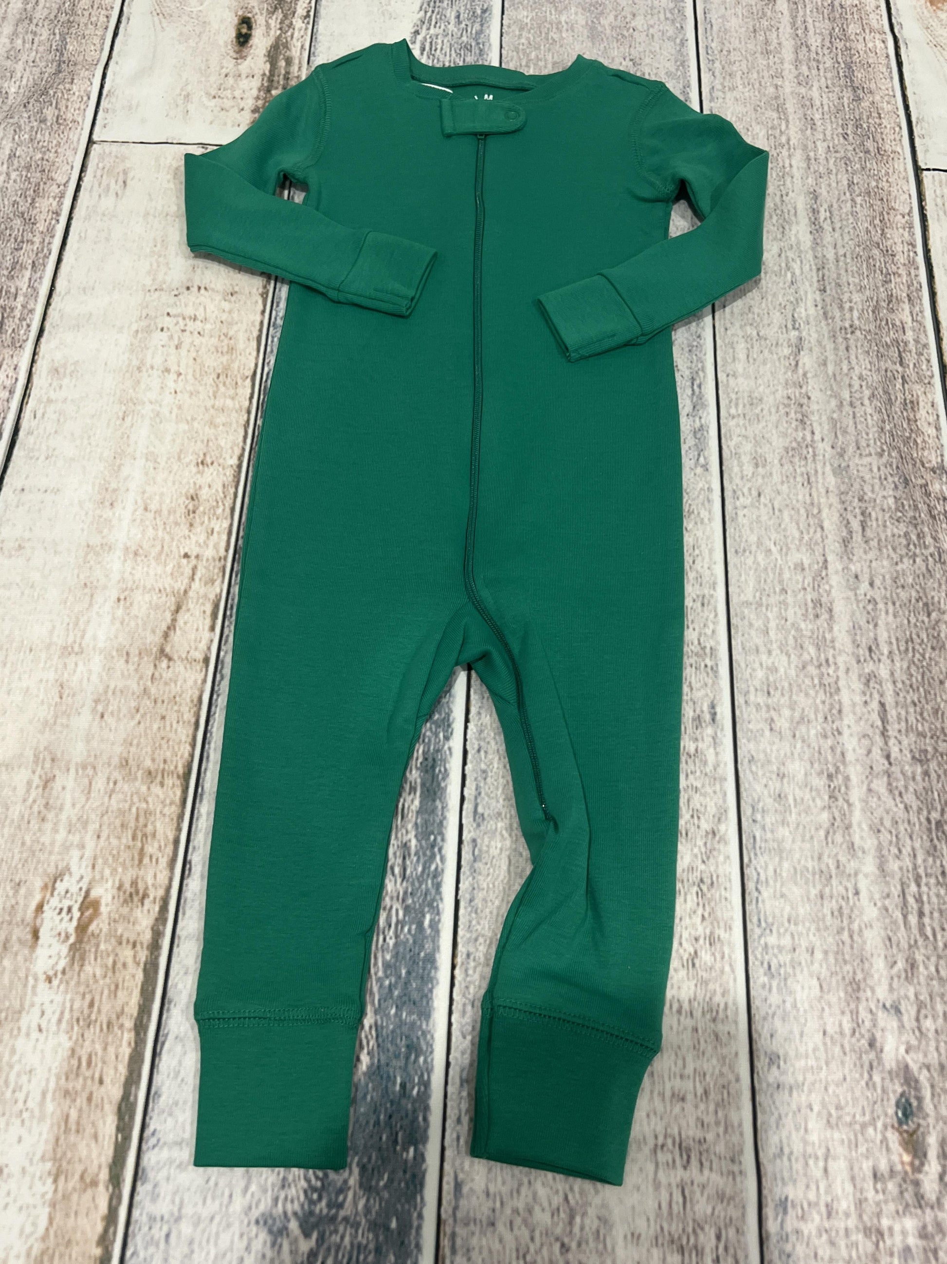 Primary Unisex green Long Sleeve Outfit Size: 9-12 Months green