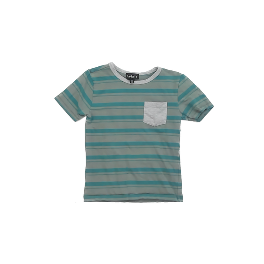 Kidpik Boys Green T-Shirt Size: 5-6 Years Green