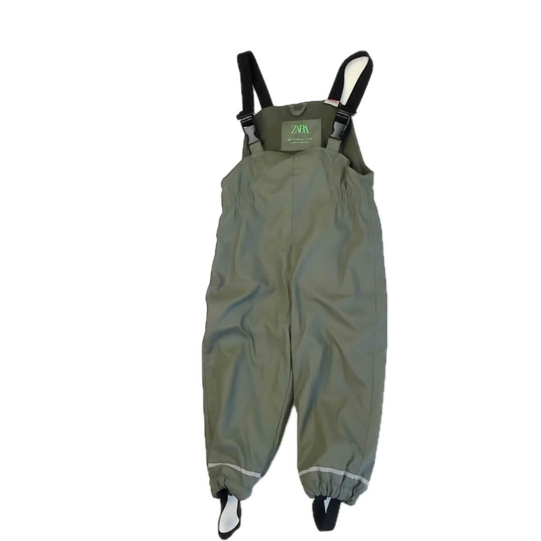 Zara Boys Green Athletic Pants Size: 18-24 Months Green