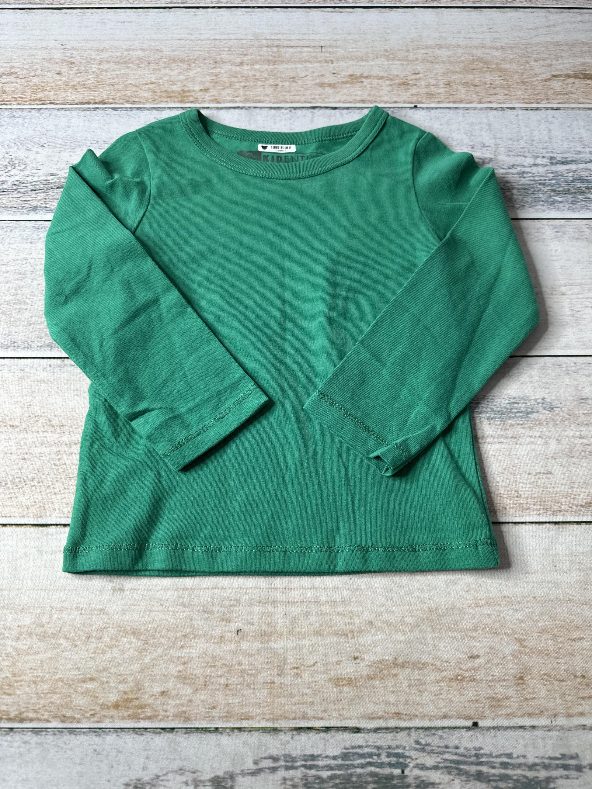 Kidential Unisex green Long Sleeve Shirt Size: 3T green