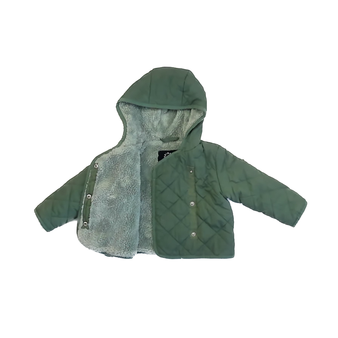 Primary Girls Green Winter Coat Size: 6-12 Months Green