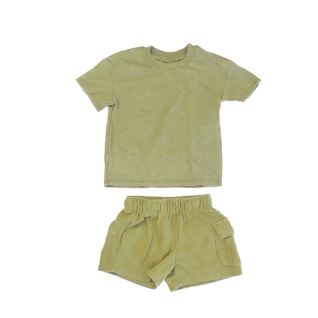Grayson Mini Boys Green Apparel Sets Size: 3T Green