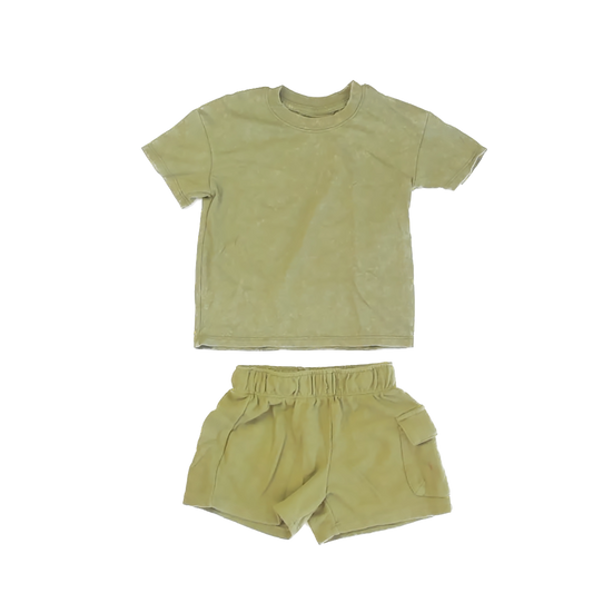 Grayson Mini Boys Green Apparel Sets Size: 3T Green
