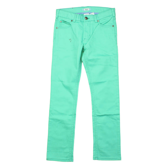 Jacadi Girls Green Jeans Size: 6Y | 10Y Green