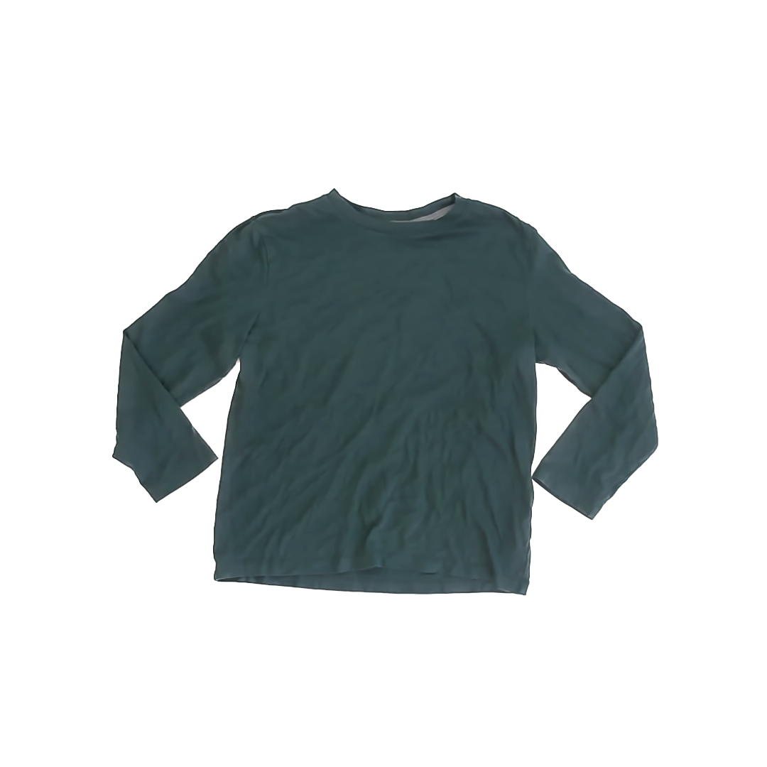 Old Navy Boys Green Long Sleeve T-Shirt Size: 10-12 Years Green