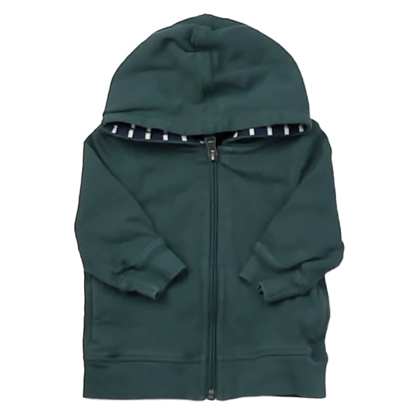 Hanna Andersson Boys Green Hoodie Size: 6-12 Months Green