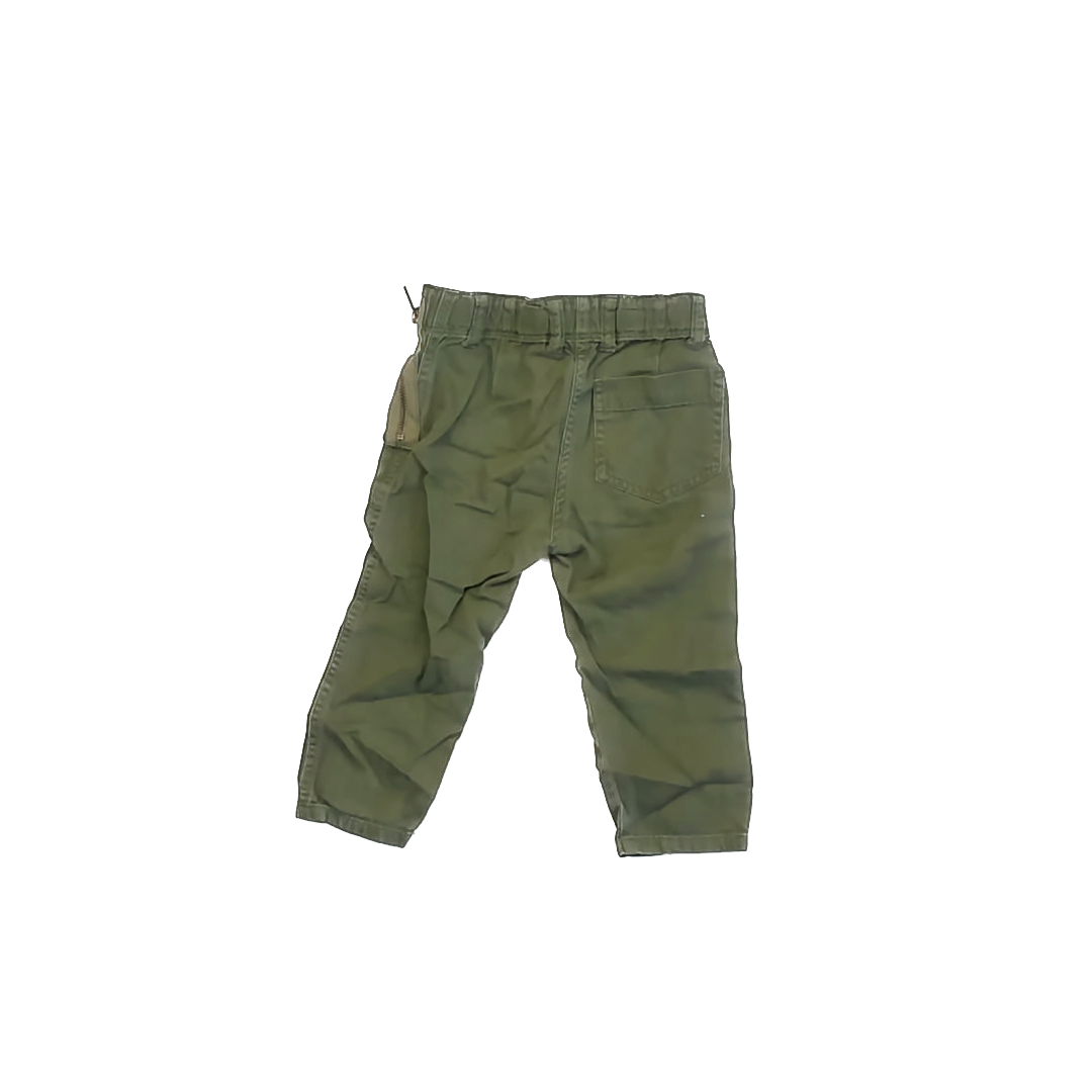 Crewcuts Girls Green Cargo Pants Size: 3T Green