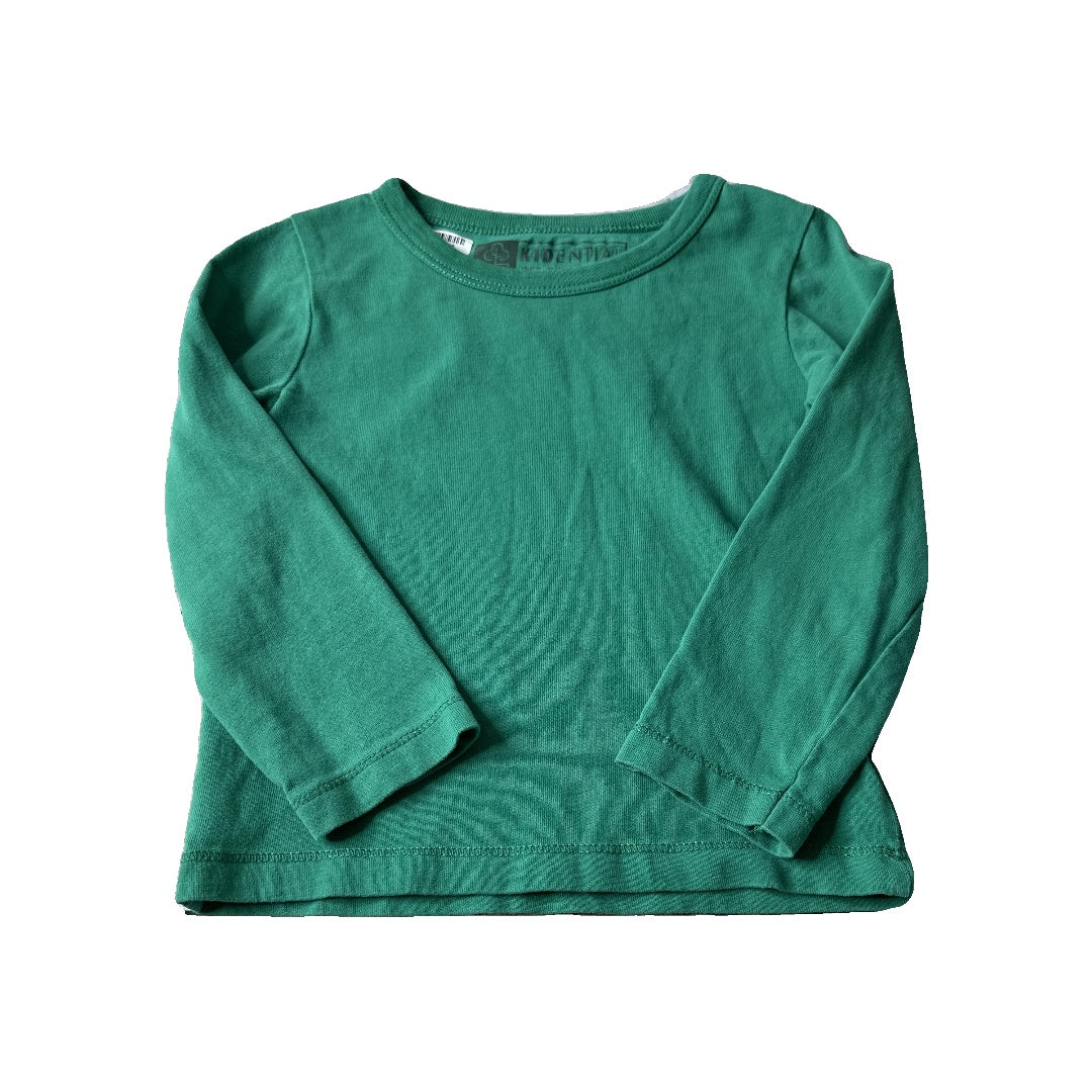 Kidential Boys green Long Sleeve Shirt Size: 3T green