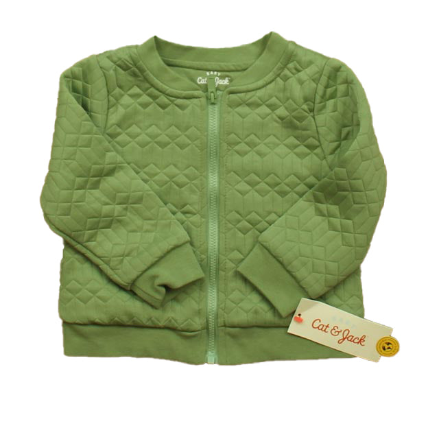 Cat & Jack Boys Green Cardigan Size: 18 Months