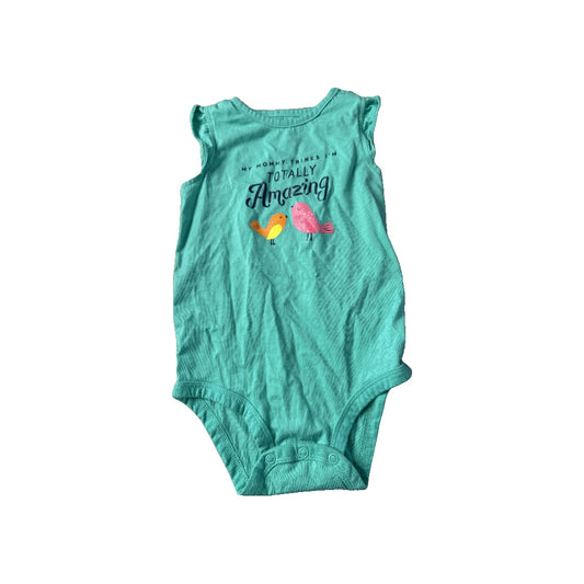Carters Girls green Shirt Size: 18 months green