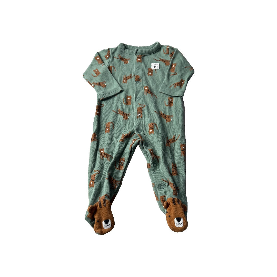 Carters Boys green Pajamas Size: 3-6 months green