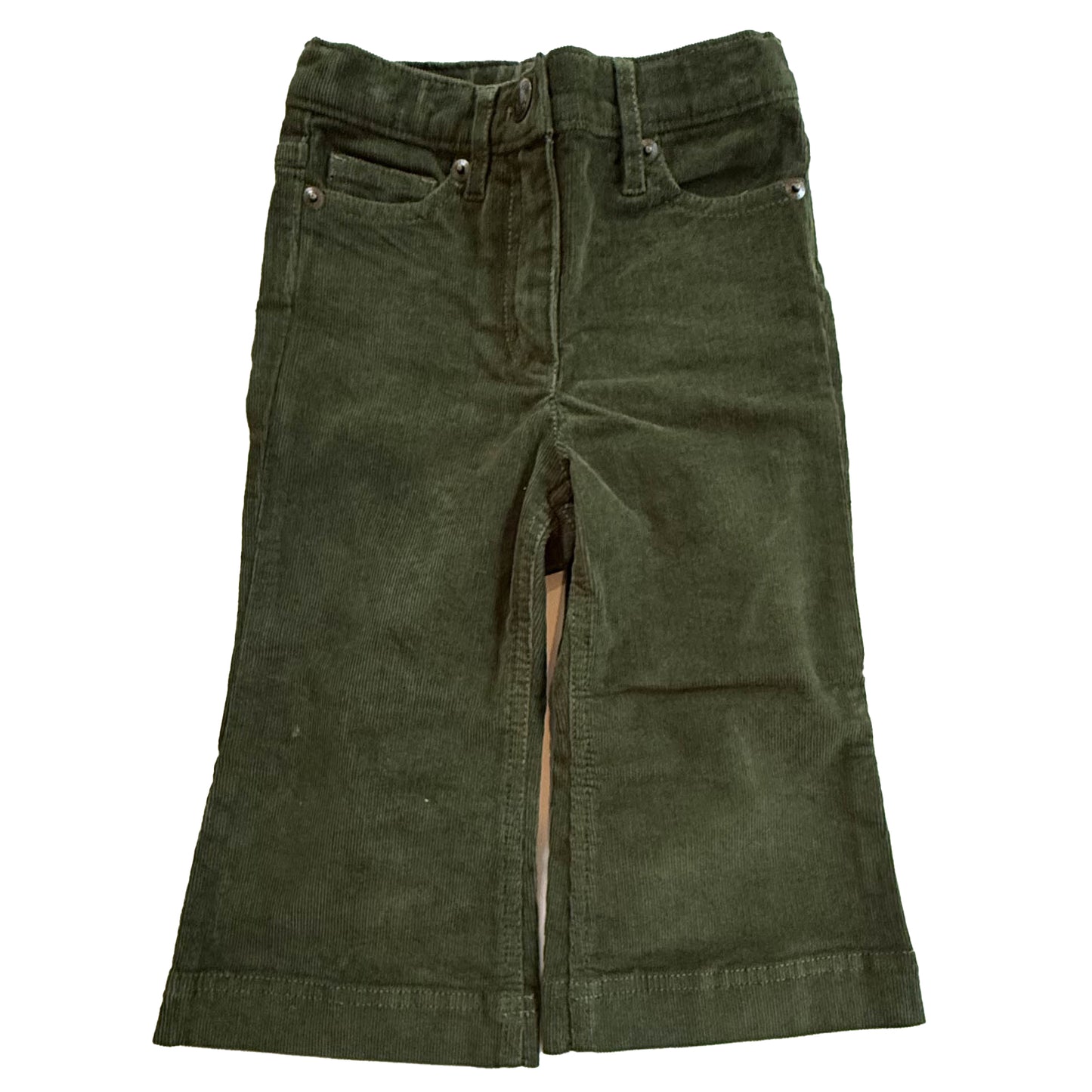 Crewcuts Girls Green Corduroy Pants Size: 2T Green