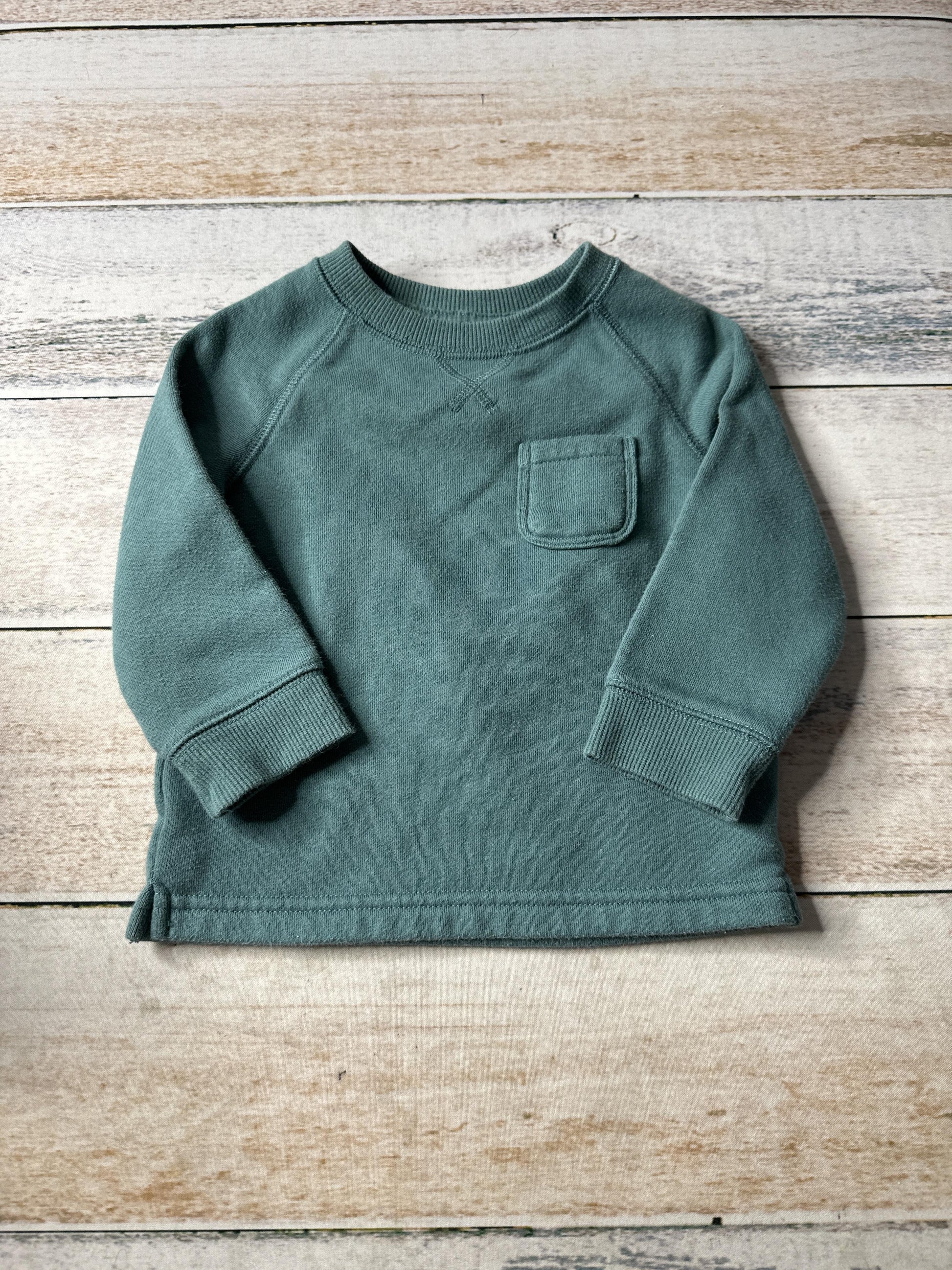 Cat & Jack Unisex green Sweater Size: 12 months green
