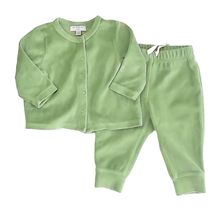 Maison Me Boys Green Apparel Sets Size: 3-6 Months Green