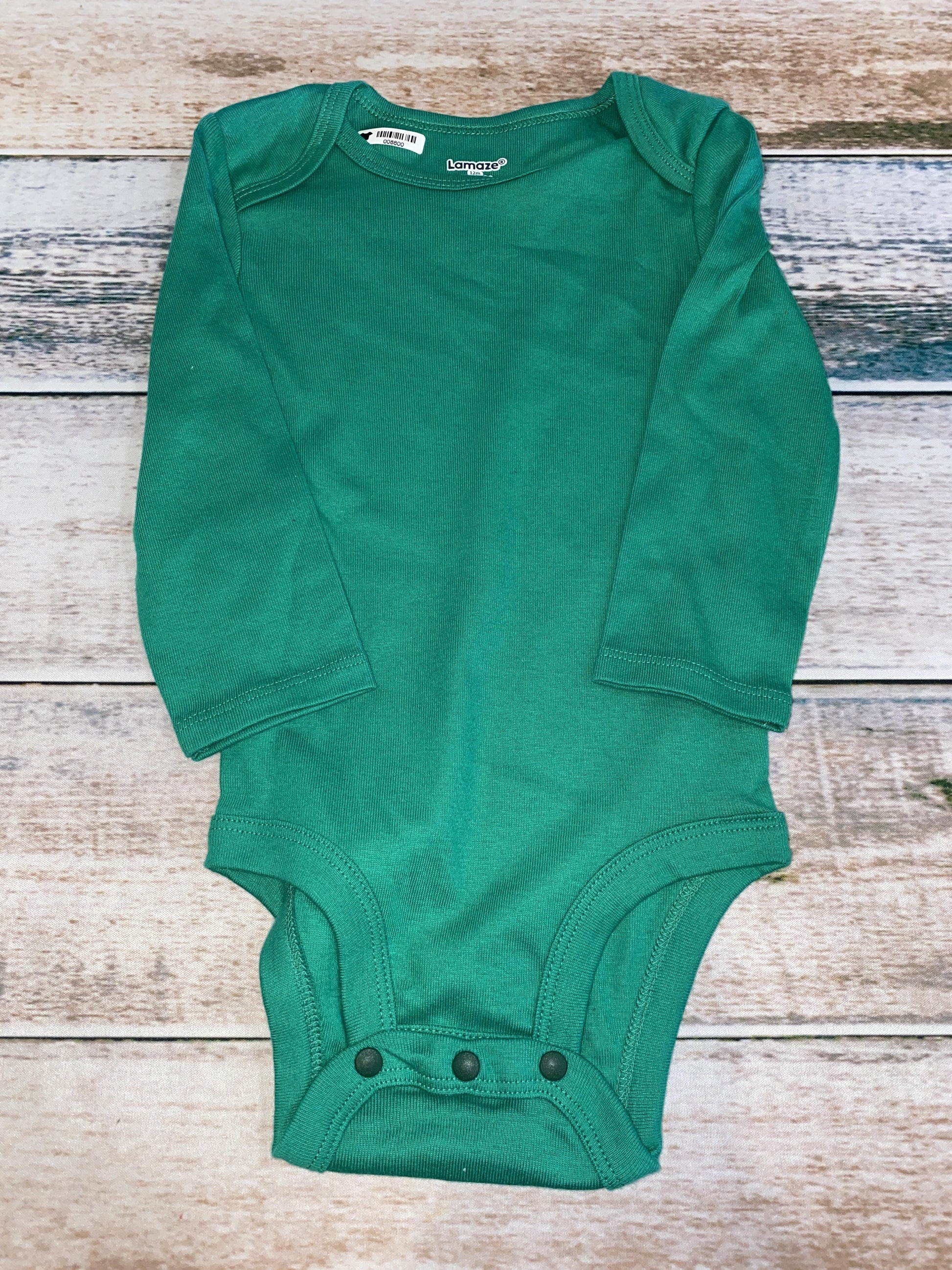 Lamaze Unisex green Onesie Size: 12M green