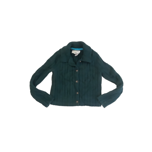 Happily Grey Girls Green Sweater Size: 5-6 Years Green