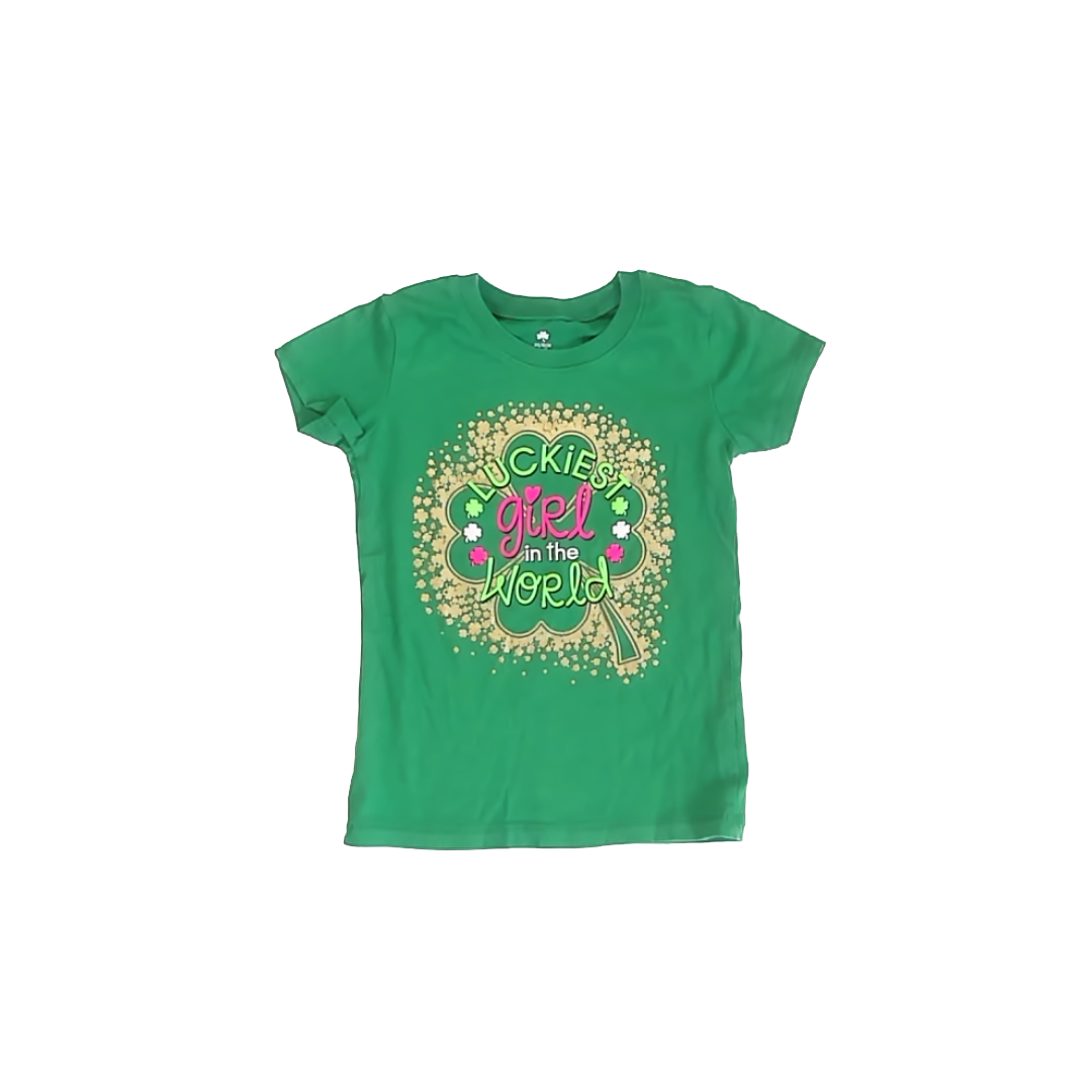 Unknown Girls Green T-Shirt Size: 4-5T Green